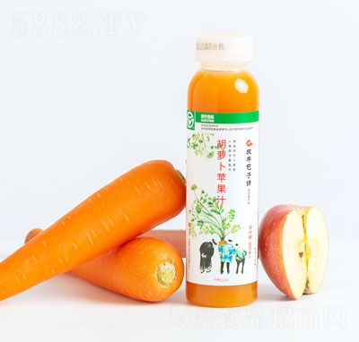 中原紅胡蘿卜蘋(píng)果汁果汁飲料300ml