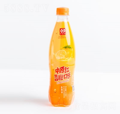 中原紅香橙口樂(lè)香橙味碳酸飲料500ml