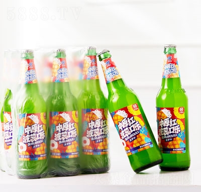 中原紅波蕊口樂(lè)菠蘿味碳酸飲料汽水