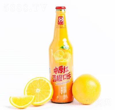 中原紅香橙口樂(lè)碳酸飲料香橙味汽水